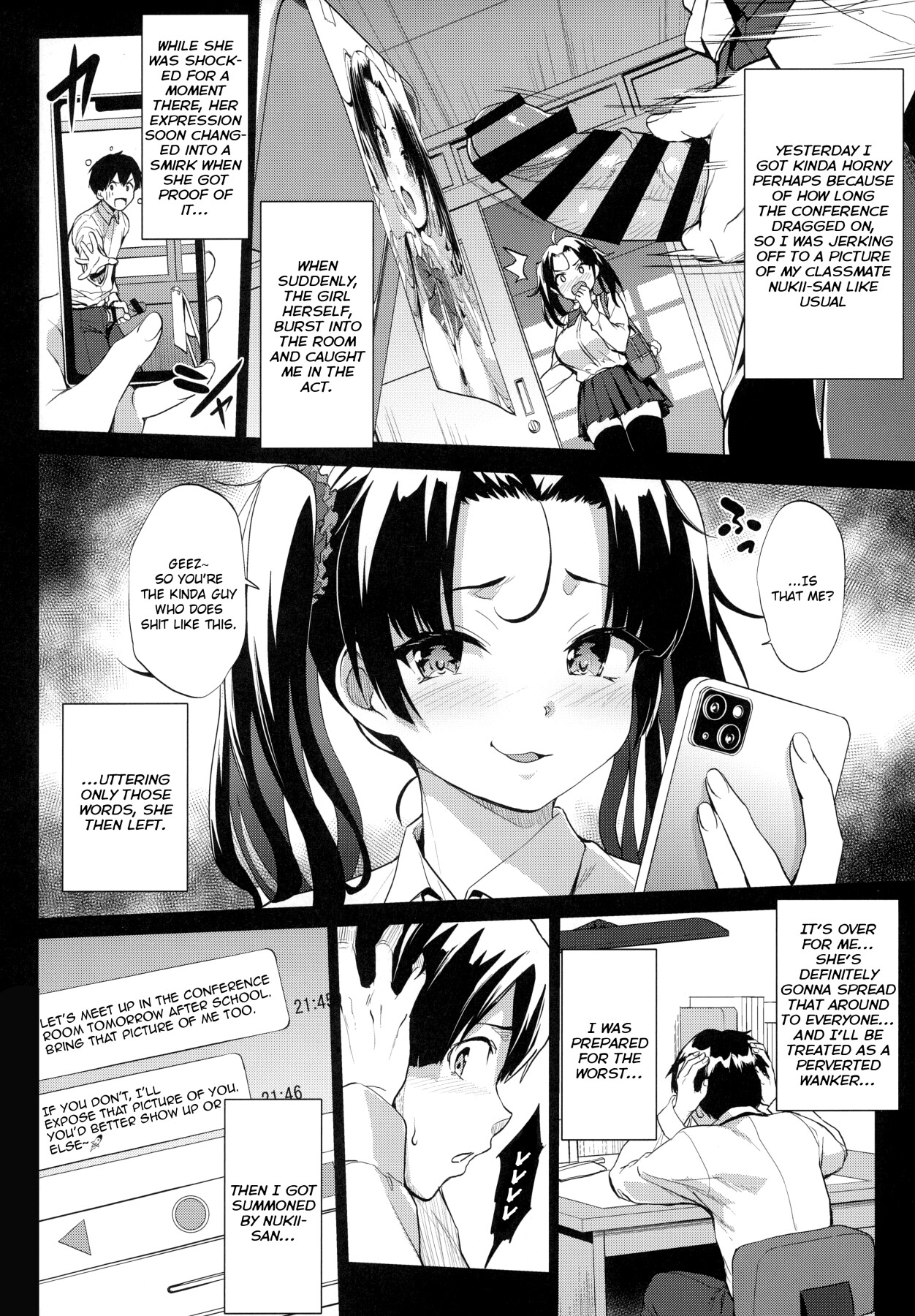 Hentai Manga Comic-A Chance to Fap to Nukii-san-Read-4